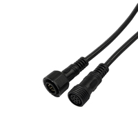 Câble d'alimentation industriel étanche IP67, câble conducteur en cuivre pur avec bornes étamées pour le câblage des équipements