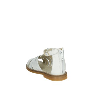 Gull1752 sandali bassi bianchi per le signore scarpe di gelatina piatte leggere con Logo ricamato e caratteristiche di tendenza della moda - Product Image 2