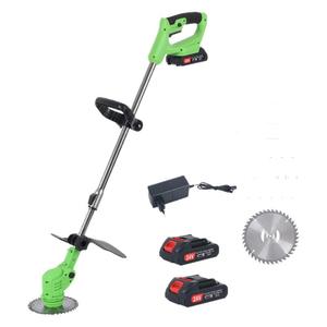 Outil de jardinage de qualité industrielle, débroussailleuse électrique sans fil <span class=keywords><strong>rechargeable</strong></span> à batterie lithium, moteur à balais, 3.0Ah - Product Image 1