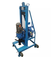Machine de forage de puits d'eau portable de 100 m de profondeur pour le forage du sol et des roches