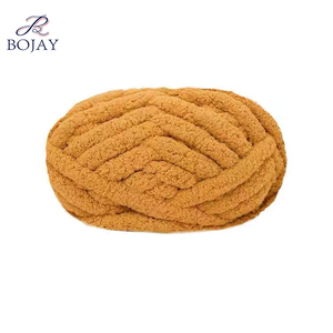 โบเจย์ ขายส่งไหมพรมกำมะหยี่เนื้อนุ่ม หนา ขนาดจัมโบ้ สำหรับถักมือ 100% โพลีเอสเตอร์ ไหมพรมเชนิลล์เส้นใหญ่ สำหรับถักผ้าพันคอ - Product Image 6