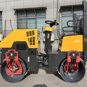 Rodillo vibratorio de doble tambor al por mayor de China, proveedor de motor Changchai con precio de fábrica, componentes básicos - Product Image 2