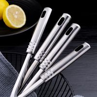 Ensemble d'ustensiles de cuisine en acier inoxydable 7 pièces Gadgets de cuisine Turner Pasta Server Louche Cuillères de service Fourchette avec porte-ustensile