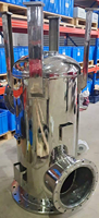 Filter Air Otomatis AIGER untuk Industri, Pembersih Air dengan Pembersihan Sendiri, Pompa, Komponen PLC, Pengolahan Air Limbah, Garansi 1 Tahun