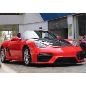 OUER 2017 Car Upgrade Wet Carbon Fiber Front/Rear Bumper Side Skirt Fog Light Bolt-On New Fit for 718 Cayman 987.2 - Product Image 3