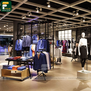 ระบบชั้นวางเสื้อผ้าแบบโมดูลาร์สั่งทำพิเศษสำหรับร้านค้าปลีกพร้อมดีไซน์อุปกรณ์ตกแต่งร้าน - Product Image 3