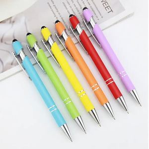 Custom Logo Stylus <b>Ballpoint</b> <b>Pen</b>, 2-in-1 Touch Screen <b>Pen</b> with Soft Grip, for Office, School & Promotional Gifts - Product Image 2