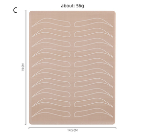 Piel Sintética de Látex Desechable de Doble Cara para Prácticas de Micropigmentación, Microblading y Tatuaje de Cejas, Marca Privada - Product Image 1