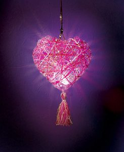 Bộ Dây Đèn Trang Trí Hình Trái Tim Cho Trẻ Em, Bộ Đồ Thủ Công Nghệ Thuật Gồm Dây Đèn Nhỏ Tự Làm, Ánh Sáng 3D - Product Image 6