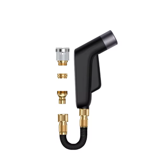 Pistola de Agua Manual Portátil de Alta Presión para Auto, 5 Boquillas Ajustables, Construcción de Acero Inoxidable, para Lavado de Vehículos en Exteriores - Product Image 1