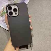 Coque de téléphone antichoc en silicone liquide couleur bonbon avec support de fixation, compatible avec iPhone 17 16 15 14 13 12 11 Pro Max