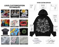 Sweat-shirt à capuche surdimensionné avec imprimé graphique, streetwear unisexe, décontracté, logo personnalisé, mélange de coton