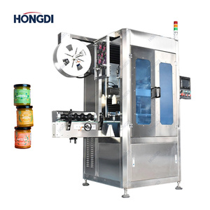 High-Speed Automatic <b>Shrink</b> Sleeve Labeling Machine for Glass, <b>Plastic</b>, and PET Bottles - Product Image 1