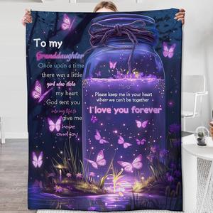 Valentine Heart Flannel Blanket <b>Throw</b> Blanket Nap Blanket Romantic Anniversary Gift <b>Super</b> <b>Soft</b> Machine Washable Custom Print YH- - Product Image 5