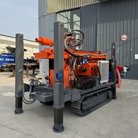 Foreuse de puits d'eau à moteur diesel, composants essentiels, prix abordable, facile à utiliser, machine de forage de puits d'eau profonde de 200 m