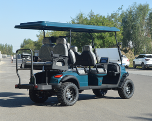 Voiturette <span class=keywords><strong>de</strong></span> golf électrique tout-terrain Club Car 6 places, moteur AC 3,5 kW, batterie au lithium, à <span class=keywords><strong>vendre</strong></span>, navette <span class=keywords><strong>de</strong></span> station balnéaire, couleur des moyeux <span class=keywords><strong>de</strong></span> roues - Product Image 4