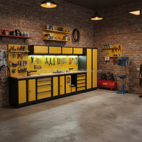 Coffre à outils multifonction robuste Goldenline GLG6000A, organisateur d'atelier OEM/ODM avec panneau perforé, établi, 15 tiroirs, capacité de charge de 250 kg