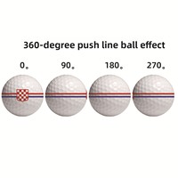 Vente directe usine – Nouveaux balles de golf avec ligne de visée couleur sans couture à 360 degrés, distance extra-longue, deux pièces, 392 fossettes