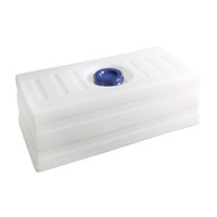 Réservoir d'eau épaissi de qualité supérieure pour camping-car, seau de dosage en PE renforcé, bidon d'huile rectangulaire horizontal en plastique pour camion de voirie sanitaire
