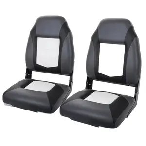 2022 High Quality Long Duration Time High Back Folding Marine Boat Seats For Center Console Boat