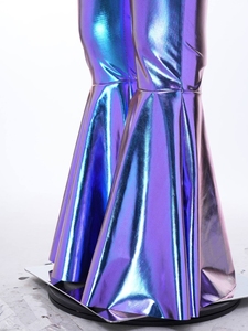 Falda de Baile Metálica con Corte de Campana para Niñas de 6 a 16 Años, Mono de una Pieza para Prácticas de Baile de Salón, Jazz, Actuaciones y Concursos - Product Image 5