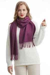 Vente en gros d'écharpes en pashmina épaisses, chaudes et décontractées pour femmes, châles épais et chauds pour dames, écharpe en cachemire pour femme, vente en cachemire personnalisée - Product Image 2