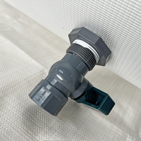 Litong pompe à air gonflable en pvc transparent étanche réservoir de stockage d'eau