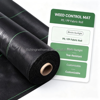 Toile anti-mauvaises herbes perméable à l'eau 80 g/m² pour l'agriculture, l'aménagement paysager commercial, les projets municipaux et les vergers