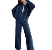 Ensemble de sport décontracté pour femme, coupe oversize, deux pièces, idéal pour le fitness et le jogging – Nouvelle collection transfrontalière très prisée