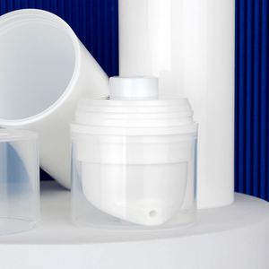 50ml 100ml 150ml White Head Airless <strong>Bottle</strong> Packaging Cosmetic Airless <strong>Pump</strong> <strong>Bottle</strong> - Product Image 4
