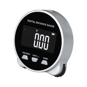 Digital Tape Measure With LCD Display Type-C Rechargeable Length Measuring Tool For Flat And Curved Surfaces