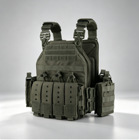 Gilet tactique multifonctionnel vendu directement d'usine, résistant à l'usure, imperméable, équipement d'extérieur, ouverture facile, extensible, système Molle