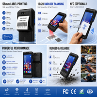 Terminal POS Portátil Android JR YK58D de 5.5 Pulgadas, 4+64G, Impresora de Etiquetas Térmicas, Escáner de Códigos de Barras 2D, Lector NFC