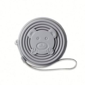 Gobelet portable en silicone sans BPA avec paille, logo personnalisé, tasse de voyage pliable, accessoires et pièces pour sacs d'eau réutilisables - Product Image 5