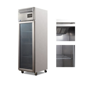 Refrigerador Comercial de Doble Puerta para Supermercado, Exhibidor Vertical de Frutas, Congelador de Carne, Enfriador de Bebidas con Puerta de Vidrio - Product Image 5