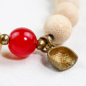 Bracelet en bambou doré en forme de patte de chat, pierre naturelle, unisexe, à porter au quotidien, poli à la main, bijoux de style chinois classique - Product Image 2