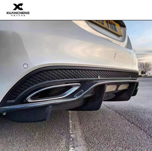 Kit carrosserie en fibre de carbone style <span class=keywords><strong>PSN</strong></span> pour Mercedes Benz Classe C W205 C63, lèvre avant, diffuseur arrière, aileron arrière, pièces de voiture - Product Image 3