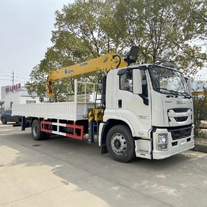 รถบรรทุกอีซูซุ กิกะ 8 ตัน ดีเซล ติดเครน 4x2 สภาพใหม่ เครนบูมแบบยืดหดได้ ขาย - Product Image 5