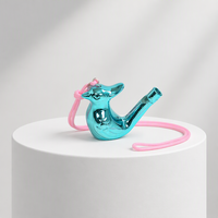 Sifflet d'oiseau en céramique coloré avec cordon, jouet pour enfants, souvenir de voyage, cadeau de fête, vente en gros