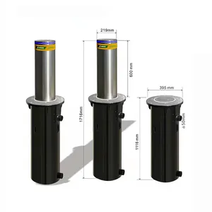 优质液压自动上升护柱流量护栏价格上涨