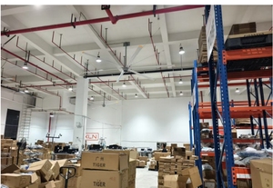 220 V Một Pha 6ft Hvls <span class=keywords><strong>Fan</strong></span> Pmsm Trần Không Chổi Than Hvls <span class=keywords><strong>Fan</strong></span> - Product Image 5