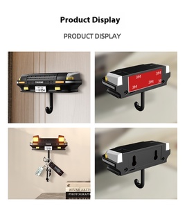 Estante de Almacenamiento Decorativo para Llaves de Coche, Gancho para Llaves de Faro de Material ABS, Iluminación Automática, Colgante Decorativo - Product Image 4