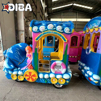 Train sans rails à thème océanique en promotion pour aires de jeux et parcs publics