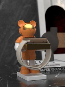 Base de Carga Decorativa para Apple Watch, Estilo Romántico, Hecha a Mano, Pintada a Mano, de Resina, Adorno Decorativo - Product Image 2