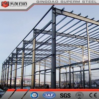 Maison en acier préfabriquée usine de construction en acier léger atelier/entrepôt/Bardominium préfabriqué