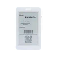 Picksmart 3.7 Inch Layar Elektronik Putih Smart Page Flip Shelf Label Isi Ulang EAS Epaper Plastik ABS 180 2.4GHz Kantor
