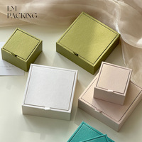 Boîtes en papier de luxe, emballage personnalisé avec logo, boîte pour collier, petit pendentif, boîte cadeau pour bijoux, boîtes à bijoux de qualité supérieure, vente en gros