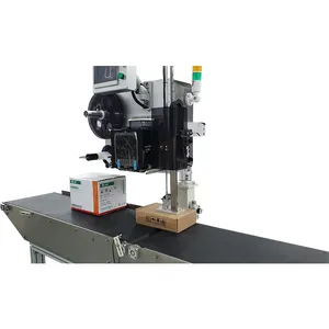 Air-blow label applicator for meat weighing packing labeling Innovative Labeling Solutions