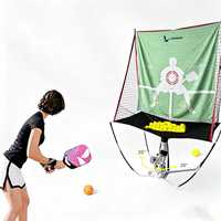 Lanceur de balles de pickleball pliable, léger, durable, imperméable, de haute qualité, pour l'entraînement et le divertissement des enfants