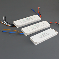 Alimentation LED ultra-mince 13 mm CE C.V DC12V/24V 12W 15W 18W 20W 24W 30W 36W 48W 60W 100W en plastique IP44 pour éclairage de miroir